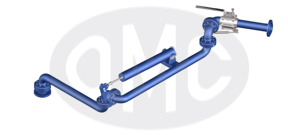 Triple range bottom loading/unloading arm 2454-BC